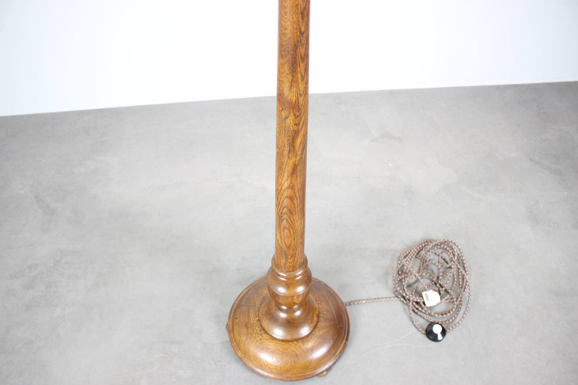 Art Deco floor lamp from the 1930s, Czechoslovakia