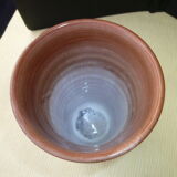 18cm glazed stoneware vase signed JP Murol