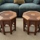 Pair of oriental style side tables