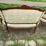 Ensemble de salon de style Louis XV rocaille