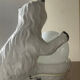 Vintage ceramic cat lamp from the 70s