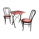Table et chaises bistrot