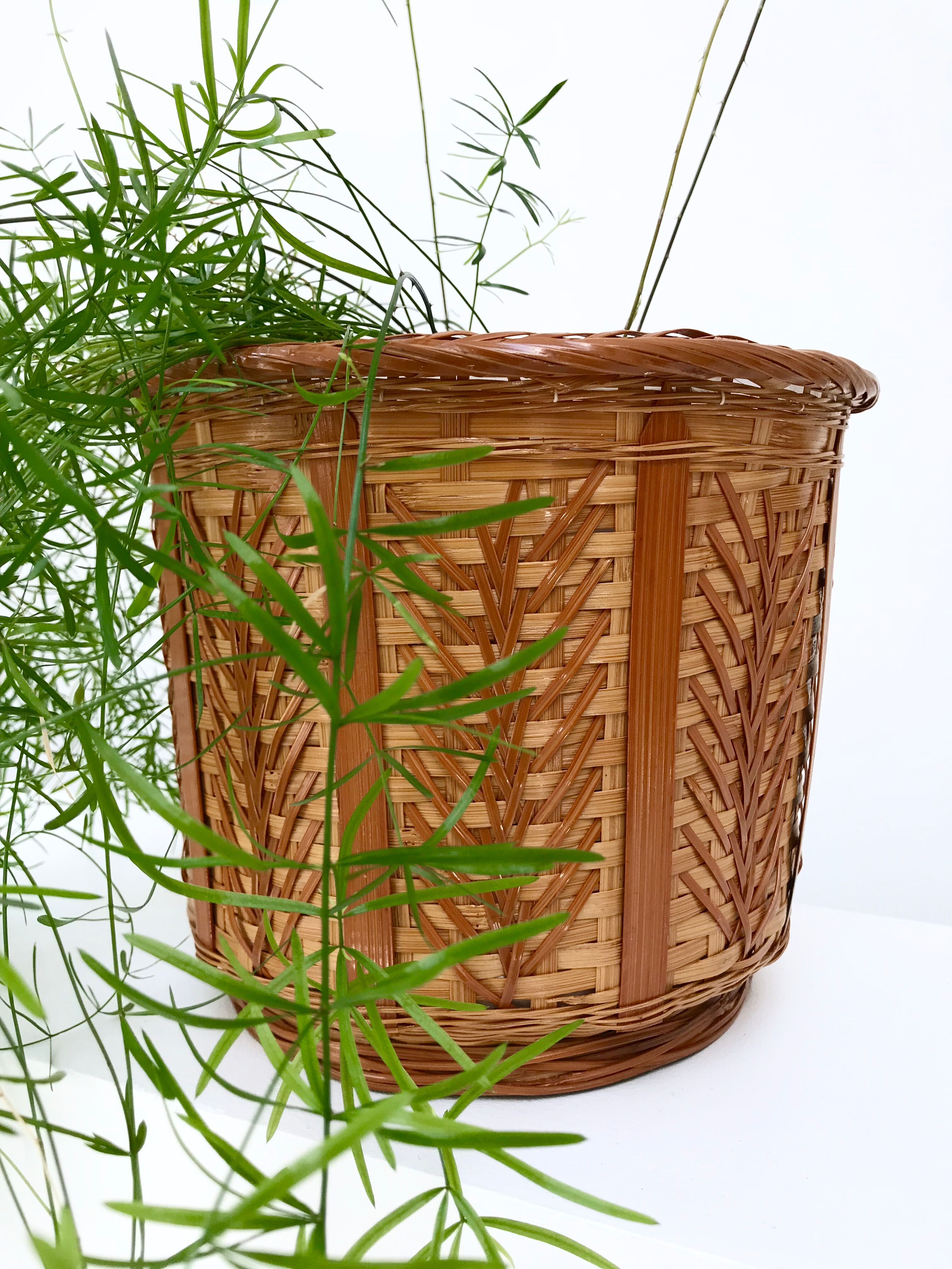 Rattan pot cover