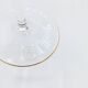 Set of 7 Galo crystal wine glasses