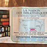Vintage mahogany library