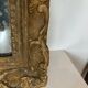 Mirror Louis XV in gilded carved wood Trumeau fireplace 19th century 80x56cm