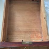 Antique wooden order with black marble top