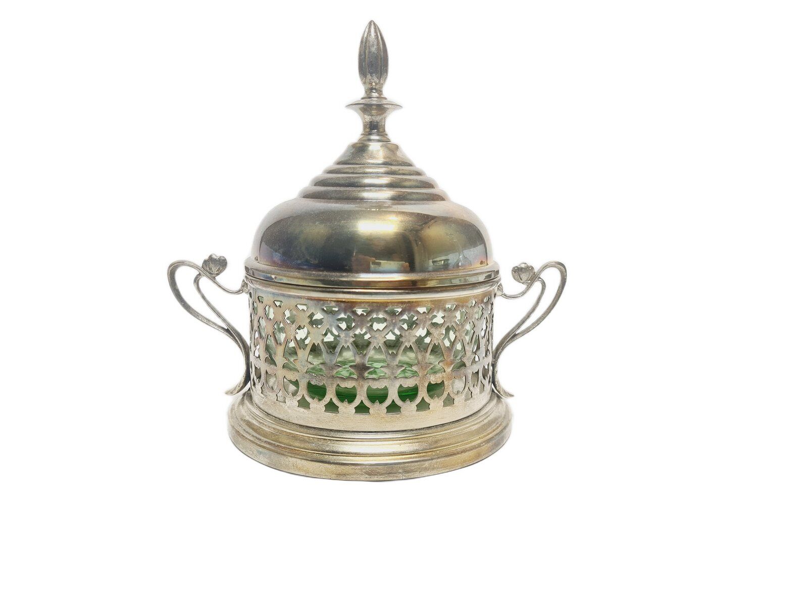 Art Nouveau Polish candyer from Plewkiewicz, Warsaw, 1890s