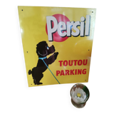 Parsley advertising enameled sign