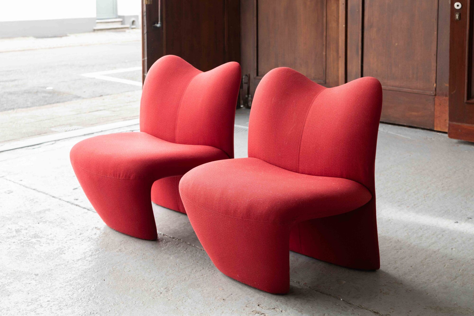 Ensemble de 2 fauteuils lounge « Multipla » de Jane Dillon et Peter Wheeler