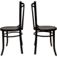 Set of four vintage bistro chairs 50