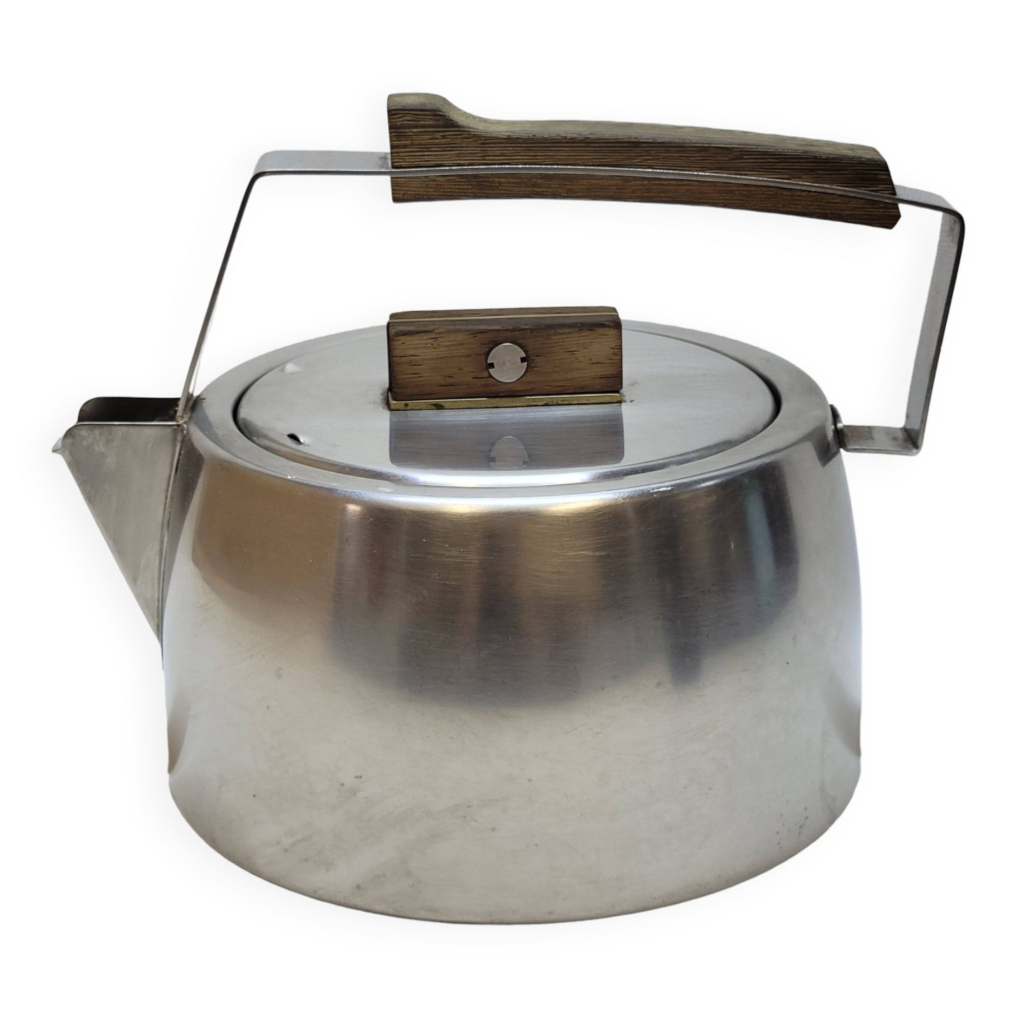Kettle In Stainless Steel And Wenge Wood