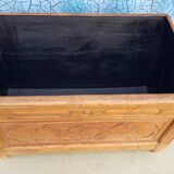 Old solid teak flower box