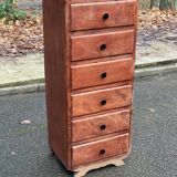 Art Deco chest of drawers, 1950s, in wood