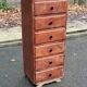 Commode chiffonnier art déco 1950 en bois