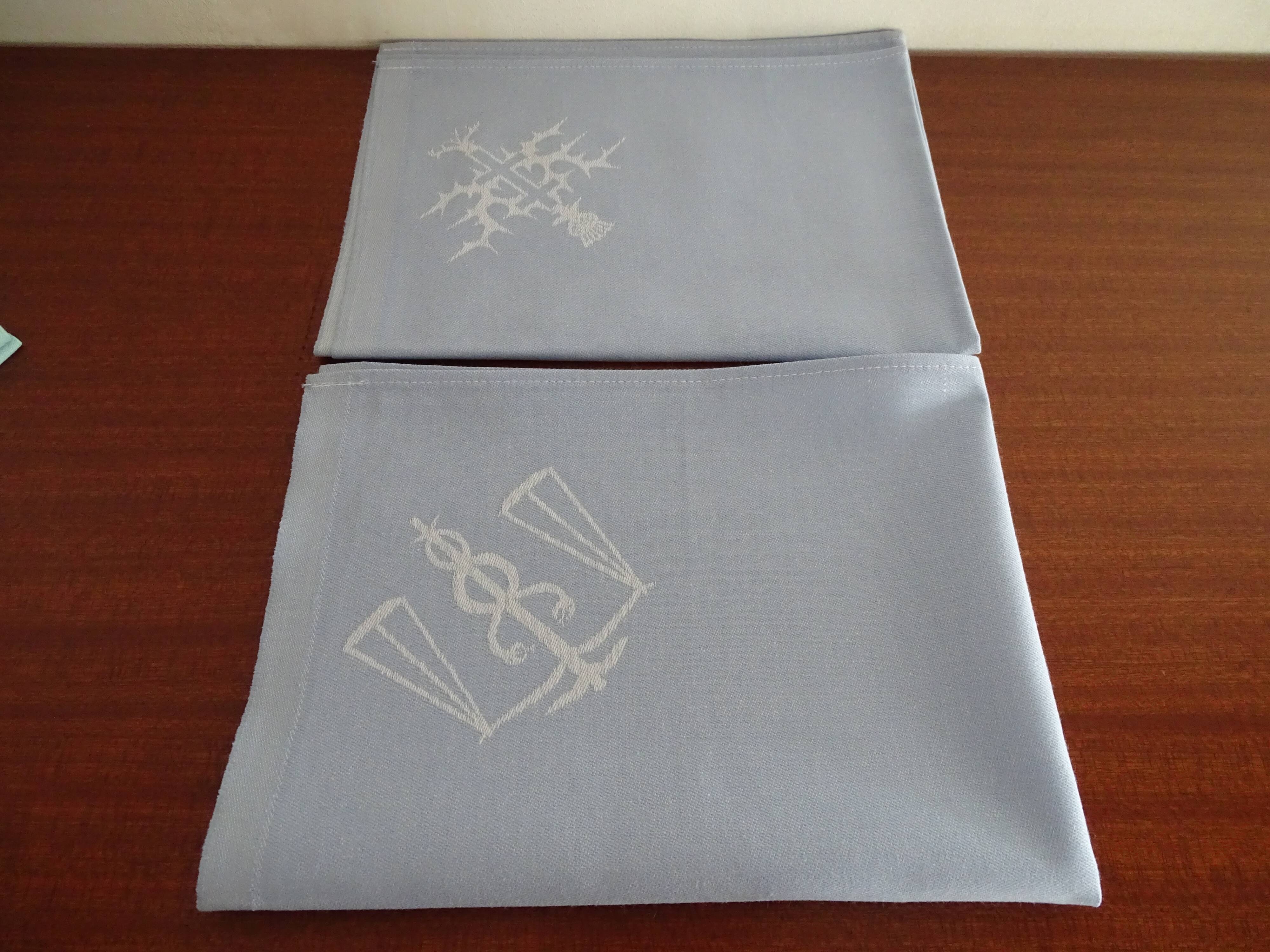 6 serviettes de table Gérardmer Vosges en coton 45 x 35