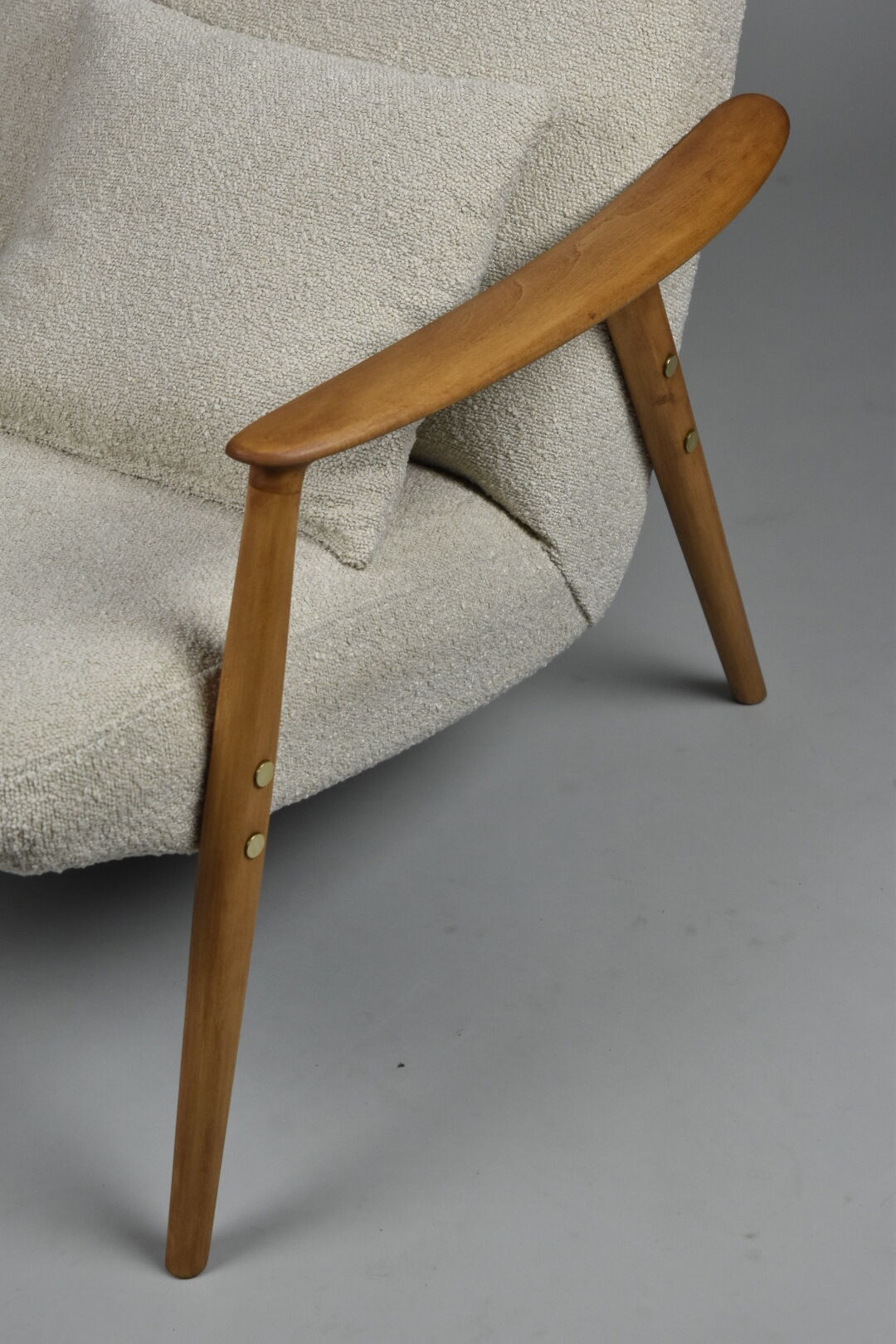 Boucle Armchair Alf Svensson 1960s Bra Bohag