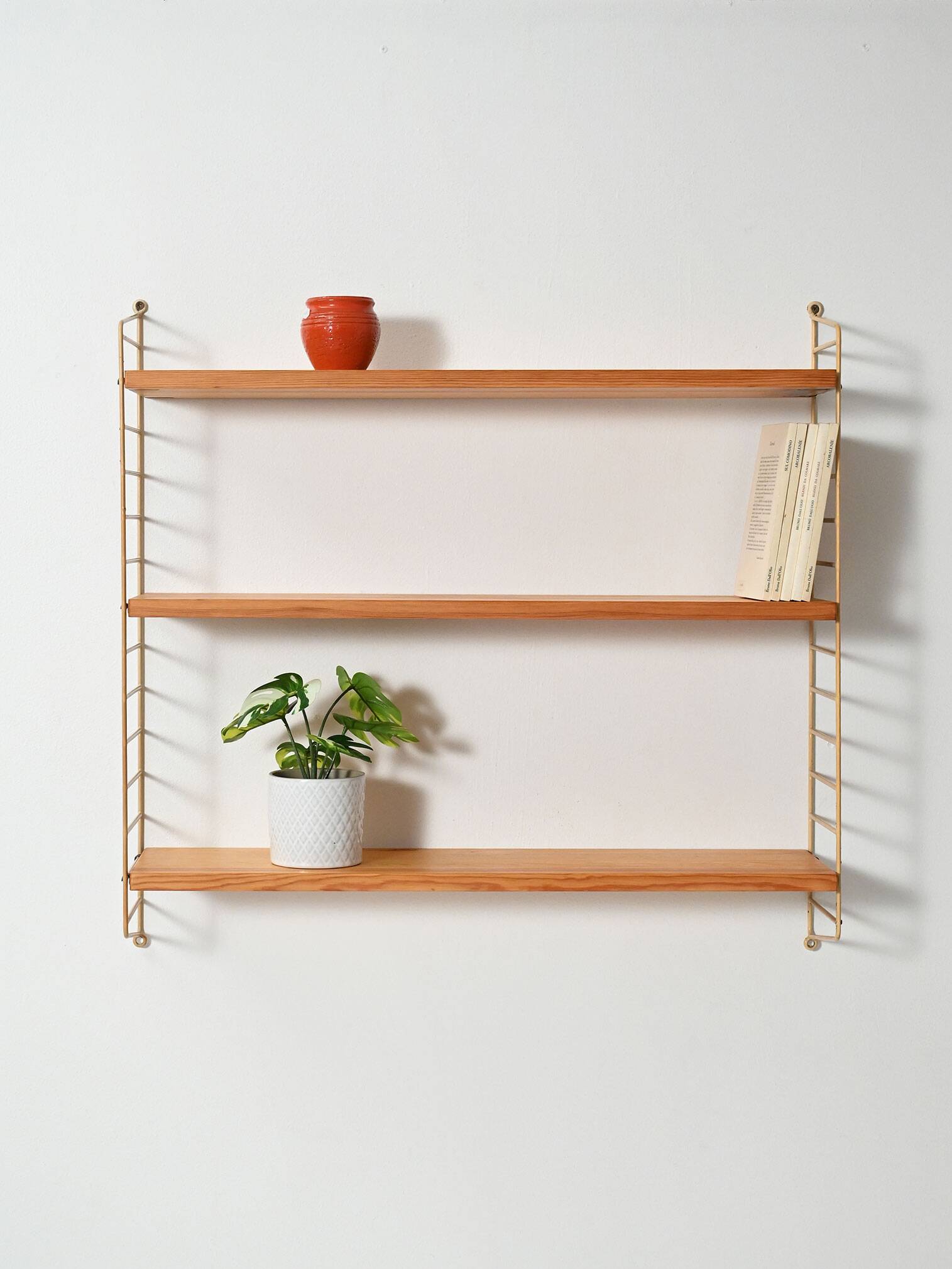 "Hylla” Scandinavian wall shelving system from the 1960s