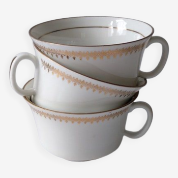 Grandes tasses porcelaine Limoges