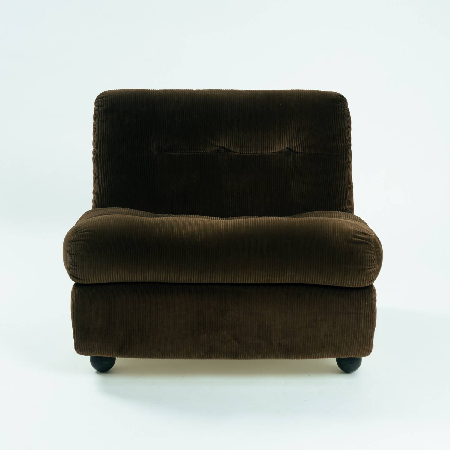 2 Mario Bellini for C&B Italia Modular 'Amanta' Seating Elements in Brown