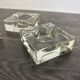 Set of 3 Cubic Glass Candle Holders