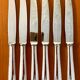 Christofle America, 6 dessert knives 19.5 cm