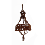 Vintage suspension in macramé