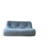 Two-seater Kali sofa in green by Michel Ducaroy for Ligne Roset.