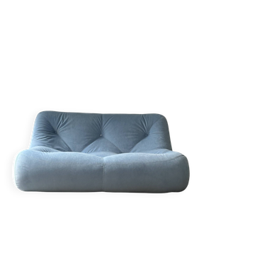 Two-seater Kali sofa in green by Michel Ducaroy for Ligne Roset.