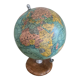 Former globe world map Geographer Joseph Forest Paris wood XIXth