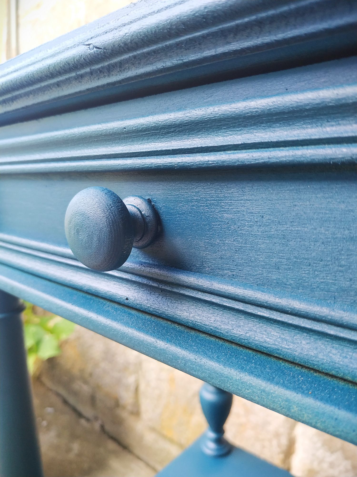 Old painted extra furniture bedside table