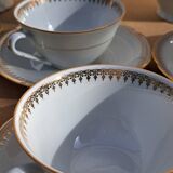 Service à thé en porcelaine de Sologne