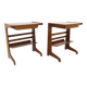 Set of 2 Scandinavian bedside tables, David Rosen, NK, Sweden, 1960.