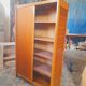 Vintage light sliding cabinet 50s