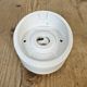 Vintage White Porcelain Wall Light, 1970s