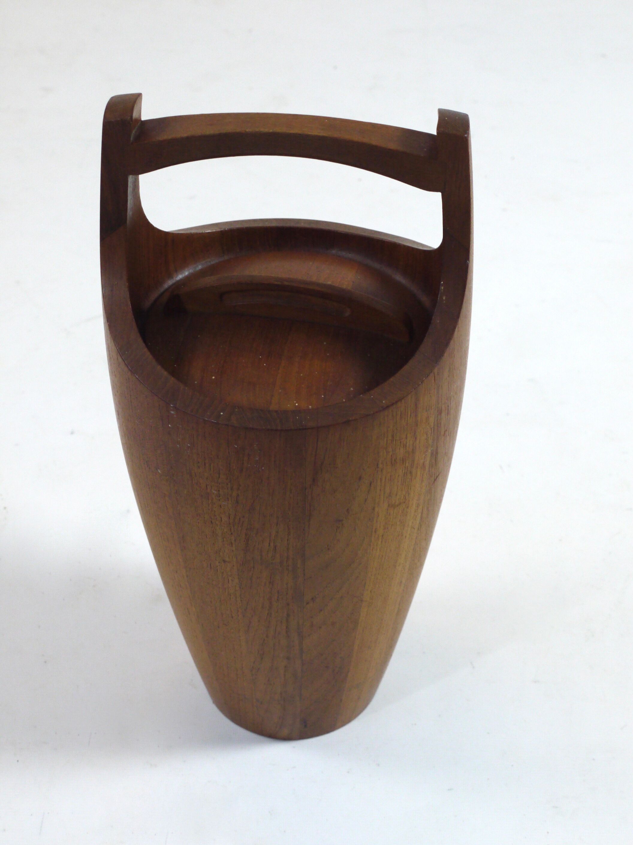 Teak Ice Bucket by Jens Quistgaard for Dansk Design, 1960s
