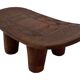 Vintage African hand-carved wooden Senufo stool bench design
