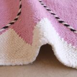 Pink Kilim Rug - 245 x 171 cm