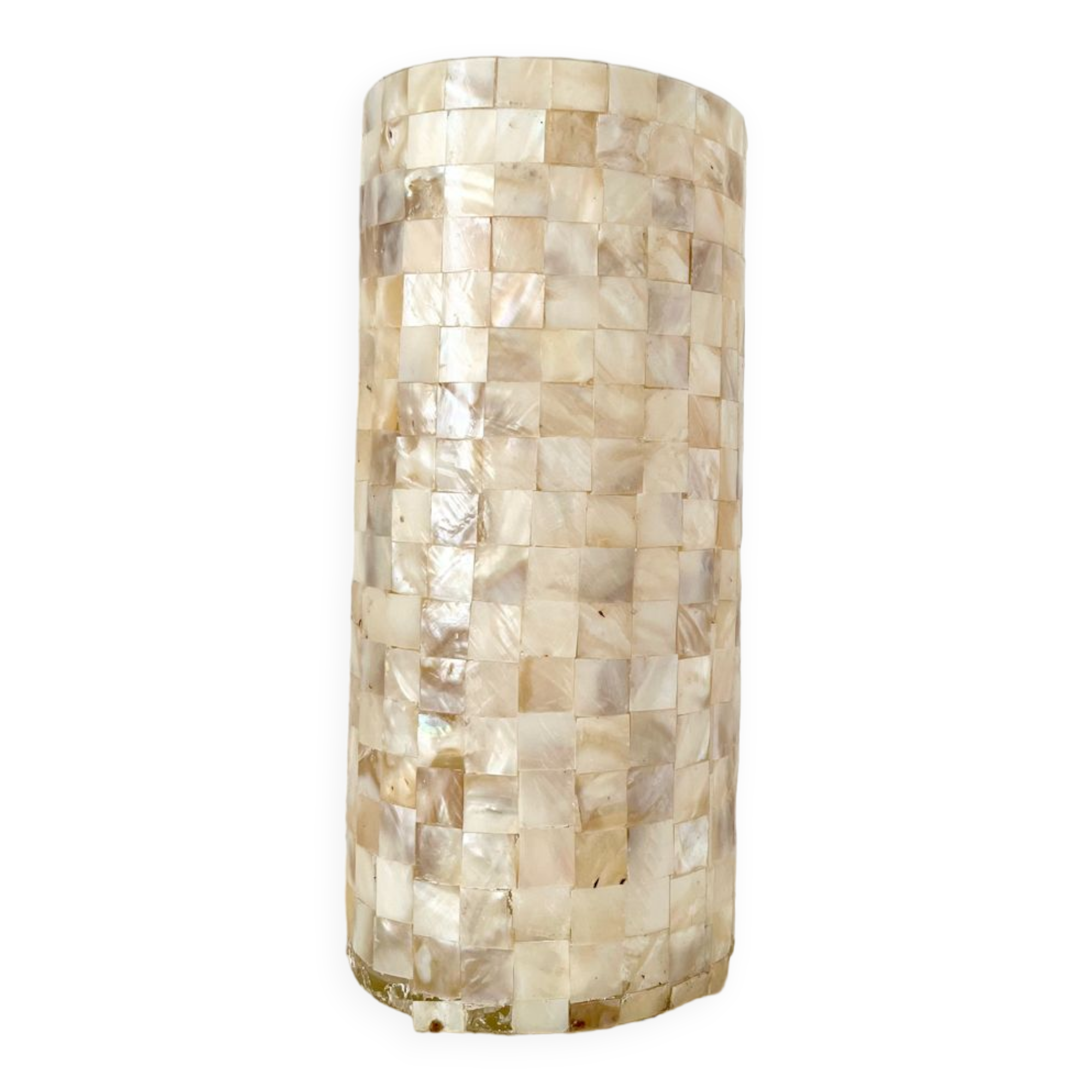 Vase en nacre de coquillage vintage