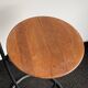 Lampadaire ( lampe & table ) en  acier tubulaire, ca 1960