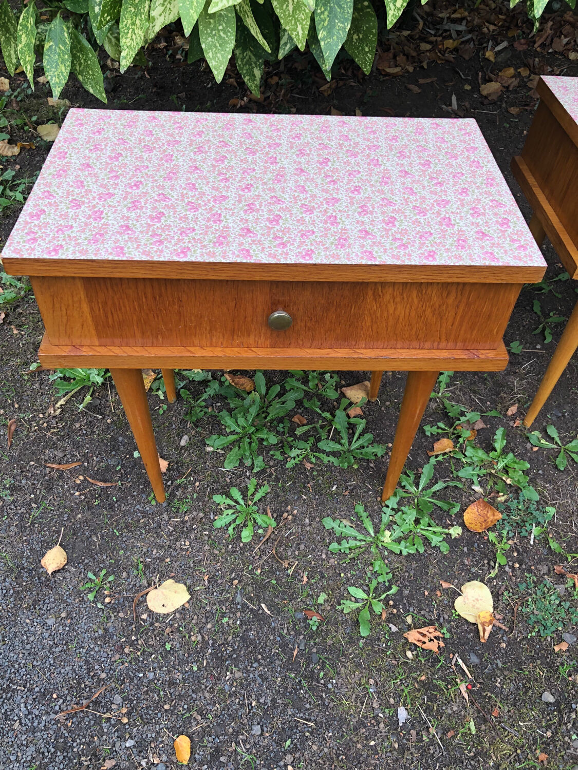 Vintage bedside tables