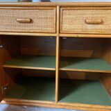 Bamboo and rattan buffet