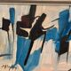 Original Swedish Oil on Panel – “Abstract Composition” by Sven H. Engberg – Signed – Vintage & Framed – 56 × 43 cm (22" × 16.9")