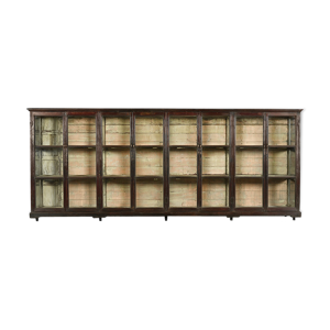 vitrine en bois