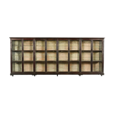 Wooden showcase
