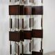 Wooden and brass screen