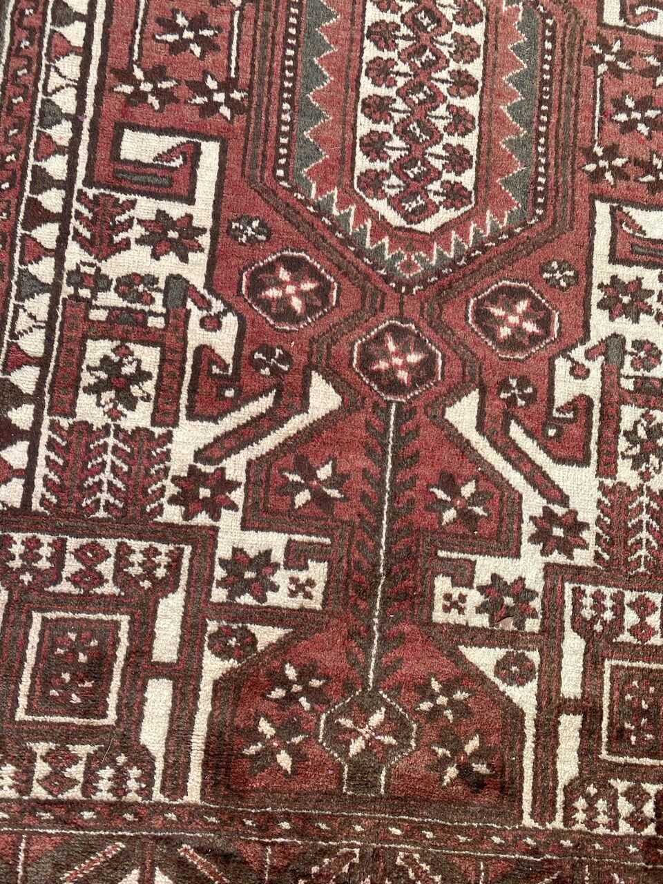 Vintage persian carpet hamadan 128x212 cm
