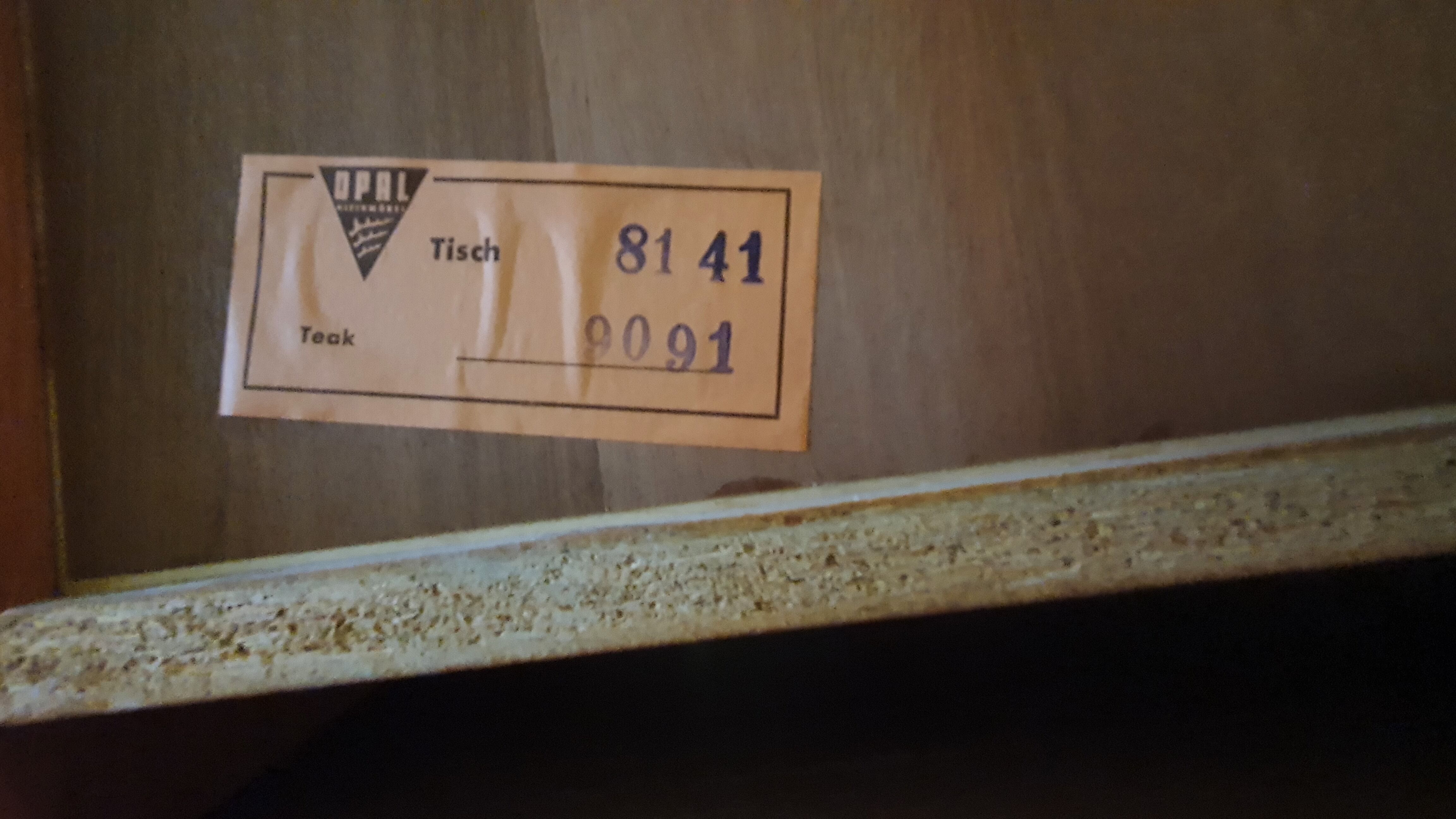 Wall secretary edition Opal Kleinmöbel 50s