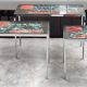 Nesting coffee tables in ceramic signed j. berlarti