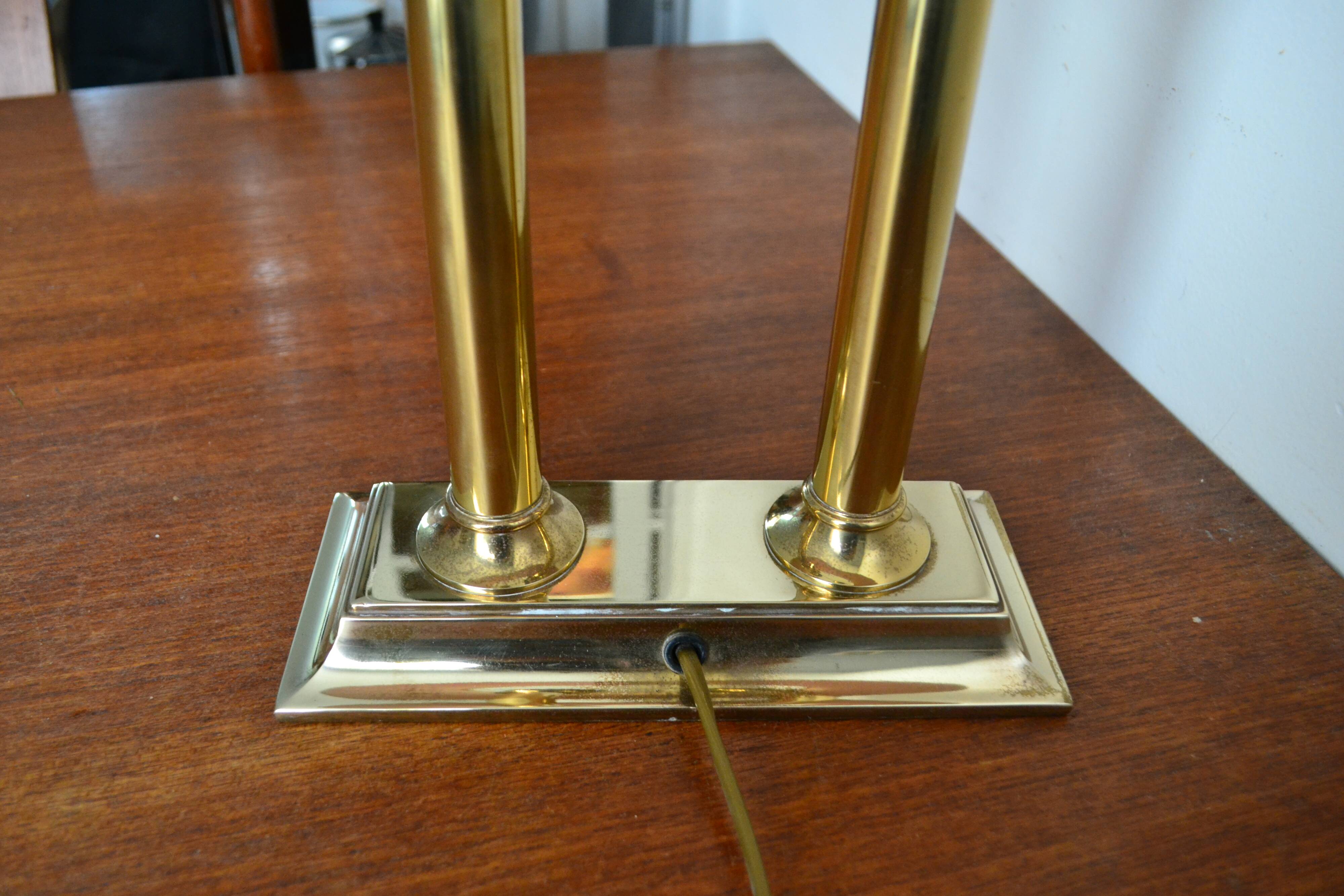 Vintage Deknudt column lamp from the 1970s